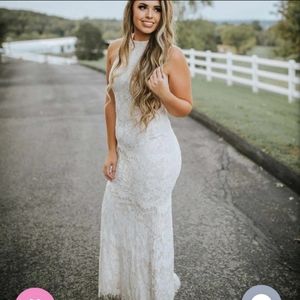 Southern Fried Chics “To Have and To Hold” Dress - IVORY